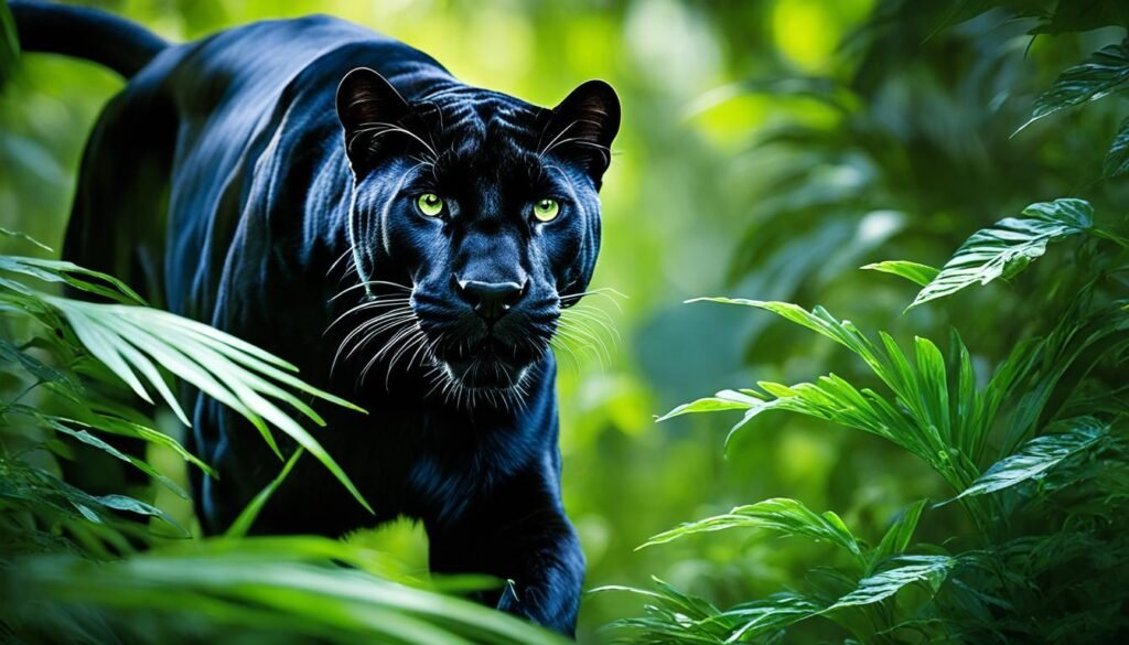 pantera negra felino